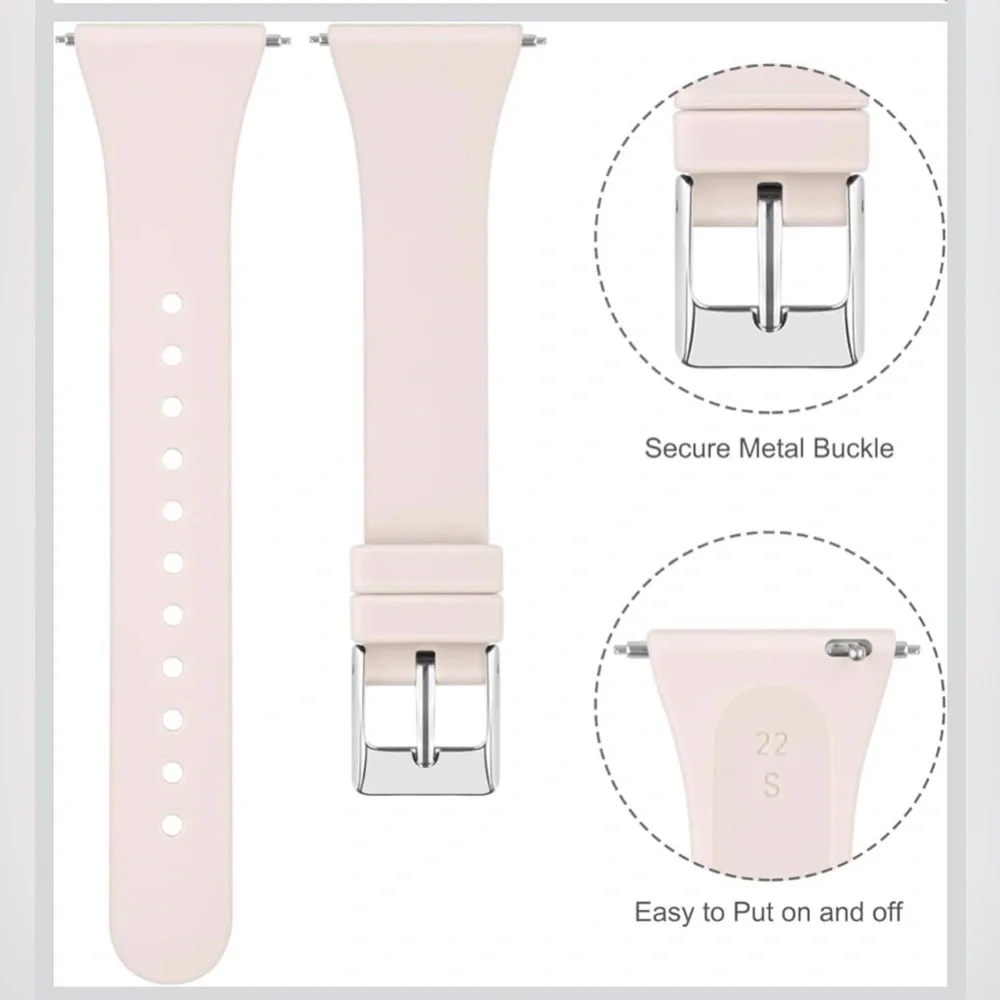 3 Silicone Replacement WristBands for Fitbit Versa,Versa 2, Versa Lite/SE
